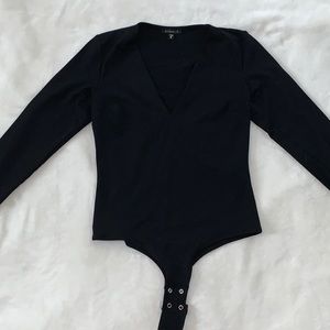 V neck Bodysuit